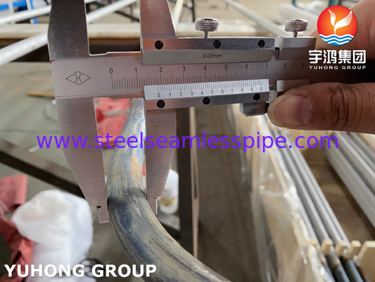 Tubo duplex de aço SMLS U Bend ASME SA789 UNS S32205 para trocador de calor
