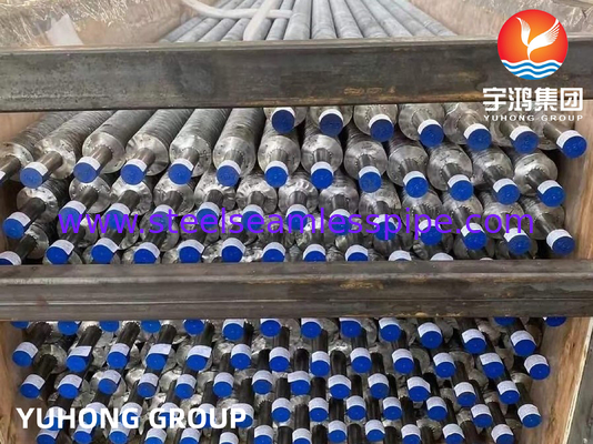Tubo de barbatanas extrudido de liga de níquel tipo G ASME SB163 N04400 25x2x9000MM AL99.5 Aplicação em trocadores de calor