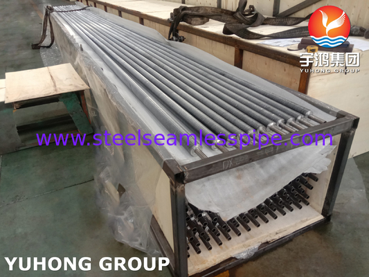 Tubos de base incorporados de tipo G ASME SB163 Monel 400/UNS N04400 com barbatanas de alumínio