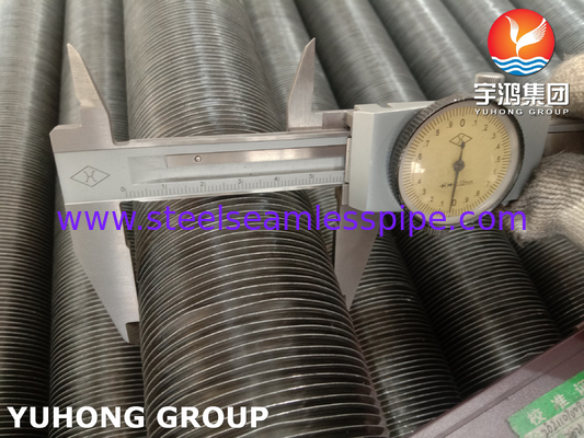 Tubos de base incorporados de tipo G ASME SB163 Monel 400/UNS N04400 com barbatanas de alumínio