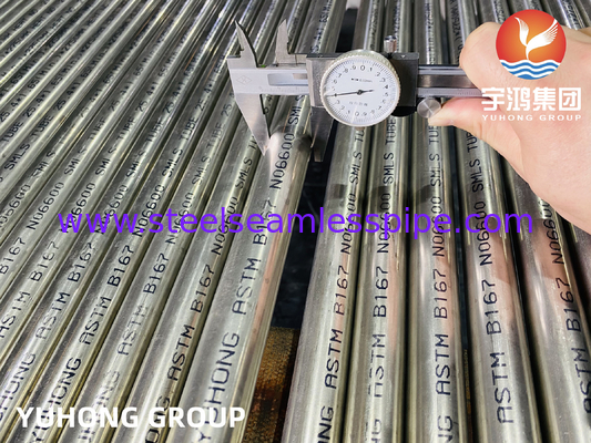 ASTM B167 Inconel 600 N06600 Tubo e tubo sem costura de liga de níquel