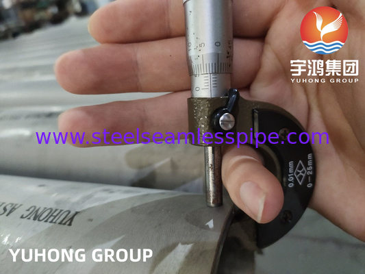 ASME SA2312 TP310S | ASTM A312 TP310S TP310H 310S 310MoLN Tubo de Aço Inoxidável para Indústria de Petróleo e Gás