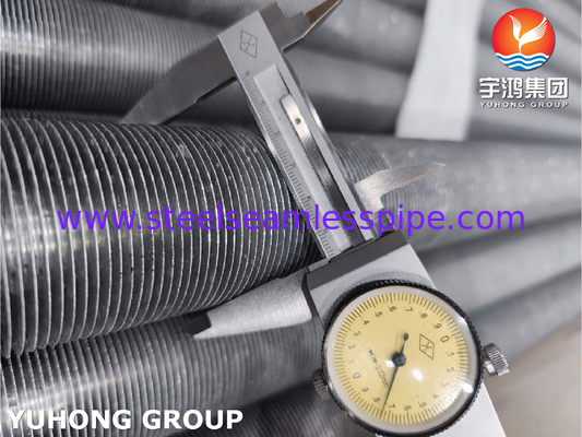 ASTM B163 UNS N08825, Incoloy825 Tubos extrudidos com nadadeiras de alumínio para trocadores de calor