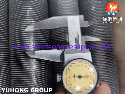 ASTM B163 UNS N08825, Incoloy825 Tubos extrudidos com nadadeiras de alumínio para trocadores de calor