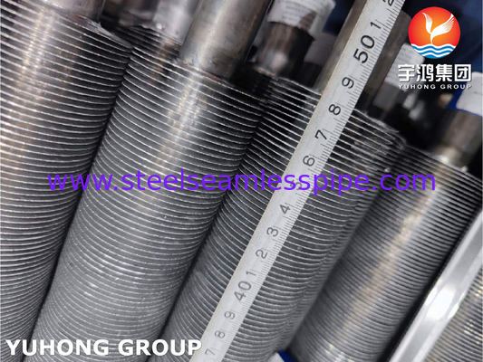 ASTM B163 UNS N08825, Incoloy825 Tubos extrudidos com nadadeiras de alumínio para trocadores de calor