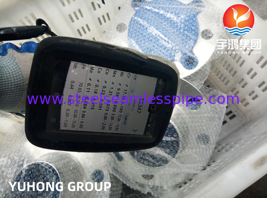 ASTM A182 F347, UNS S34700 Flange de pescoço de solda de aço inoxidável, face levantada, ASME B16.5