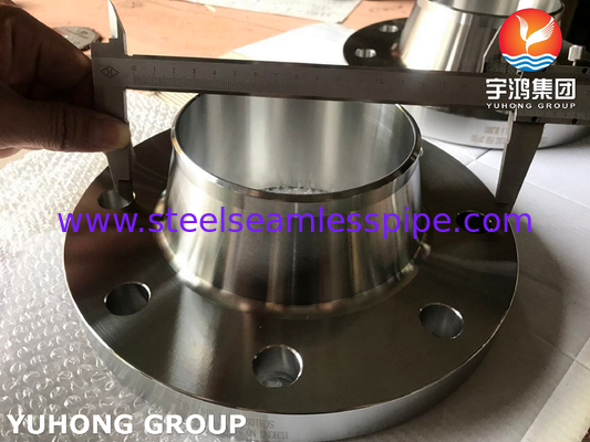 ASTM A182 F60, UNS S32205, 1.4462 Flange de pescoço de solda duplo de aço, face rasada B16.5