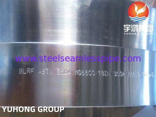 ASTM B564 liga 600 liga níquel flange cega com face elevada para aplicações a altas temperaturas