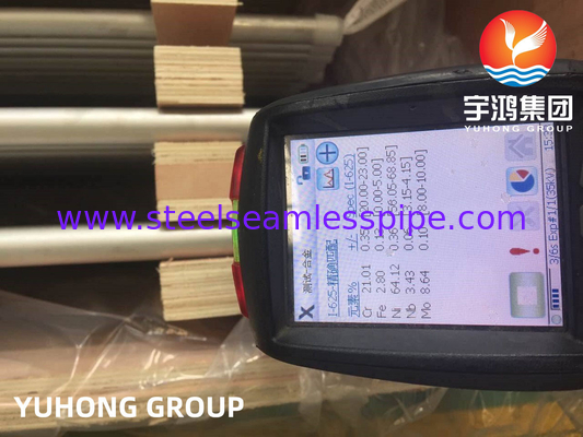 ASTM B444 liga 625 (UNS N06625) Tubo sem costura para trocador de calor