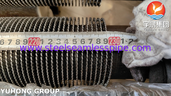 Tubo de barbatanas dentadas ASTM A335 Gr. P9 Tubo de barbatanas de trocador de calor HFW de aço ligado