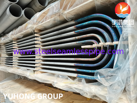 ASME SA213 TP316L Tubo de dobra U de aço inoxidável para trocador de calor e caldeira