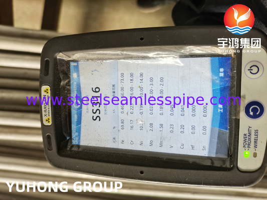 ASME SA213 TP316L Tubo de dobra U de aço inoxidável para trocador de calor e caldeira