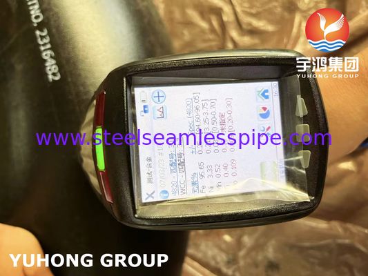 Cotovelo de solda de topo de raio longo ASTM A420 WPL3 para baixa temperatura em aço