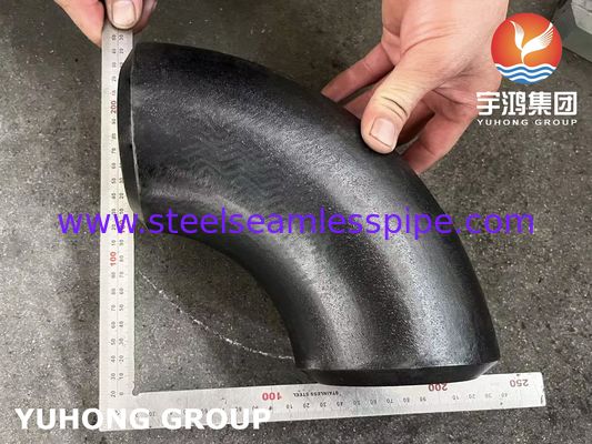 Cotovelo de solda de topo de raio longo ASTM A420 WPL3 para baixa temperatura em aço