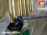 Permutador de calor de bronze sem emenda de cobre do tubo da água do tubo ASTM B111 C70600 C68700 C44300 Admitary do níquel, condensador