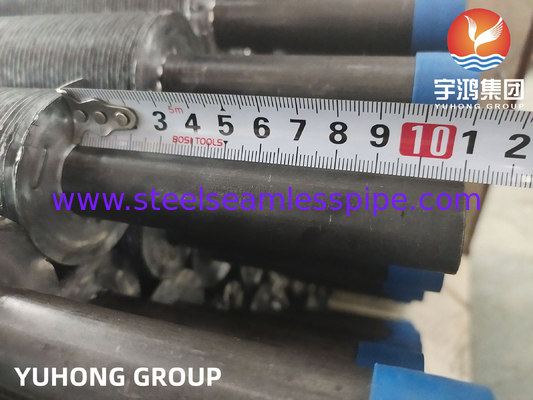 ASTM A179 Tubo de barbatanas extrudidas sem costura de aço carbono, Tubo Aletado com Al Fin