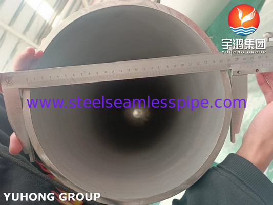 ASTM A790 S31803, S32750, S32205, S31254 Tubos duplex de aço para aplicações industriais