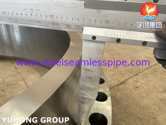 ASTM A105 / A105N Componente de trocador de calor de flange do corpo de aço de carbono forjado