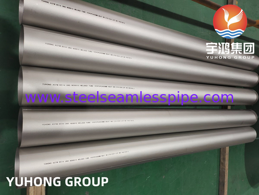 Tubos soldados de aço ligado a níquel ASTM B514 UNS N08810 Incoloy 800H