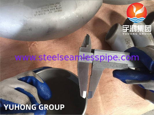 Hastelloy C276 ASTM B366 N10276 Acero de liga de níquel, tubos soldados com extrusão de cotovelo B16.9