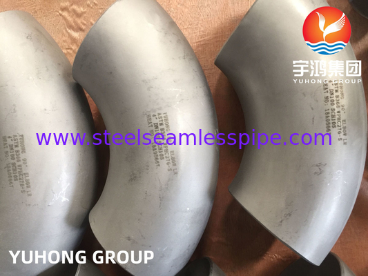 Hastelloy C276 ASTM B366 N10276 Acero de liga de níquel, tubos soldados com extrusão de cotovelo B16.9