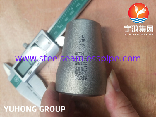 ASTM B366 Inconel 600 / UNS N06600 Redutor concêntrico de liga de níquel