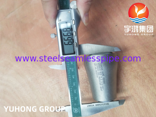 ASTM B366 Inconel 600 / UNS N06600 Redutor concêntrico de liga de níquel