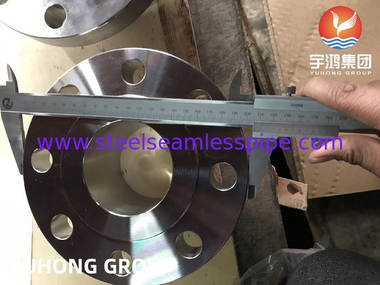 ASTM A182 F51 Duplex Steel Forged Weldneck Flange RF B16.5 para petróleo e gás