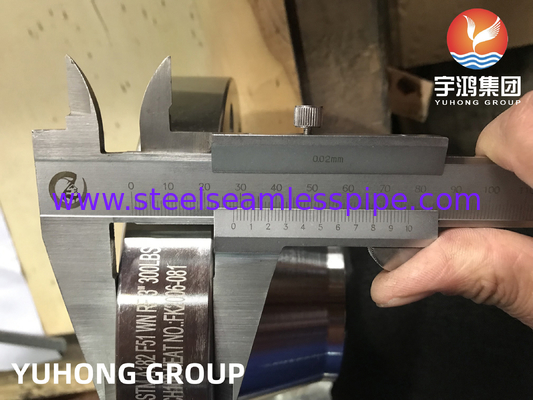 ASTM A182 F51 Duplex Steel Forged Weldneck Flange RF B16.5 para petróleo e gás