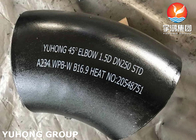 O aço carbono forjou os encaixes de aço ASTM A234 WPB-S LR curvatura de 45/90 graus
