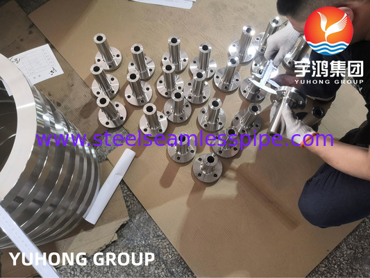 ASME SB564 Monel 400 (UNS N04400, 2.4360) Flange de pescoço de solda longa de liga de níquel