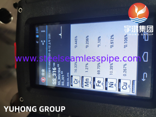 ASTM A182 / ASME SA182 F316L Tubos de aço inoxidável