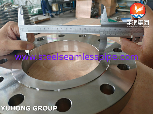 Tratamento de água, ASTM A182 F904L, N08904 Flanca de aço inoxidável deslizante, face elevada, B16.5