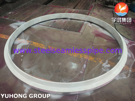 ASTM A182 F321 (UNS S32100) Flange de pescoço de solda de aço inoxidável forjado, face levantada