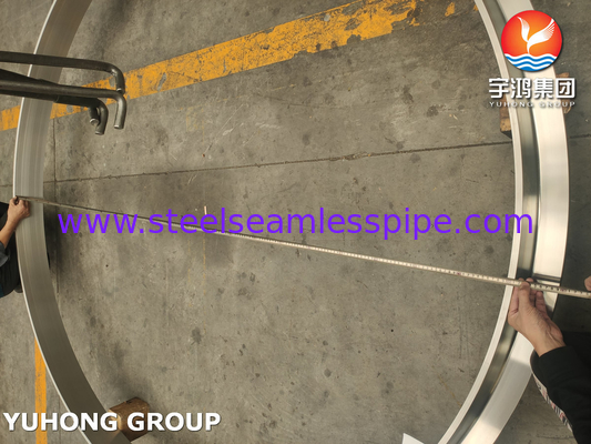 ASTM A182 F321 (UNS S32100) Flange de pescoço de solda de aço inoxidável forjado, face levantada