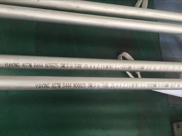 Tubo sem emenda da curvatura de ASTM B444 Gr.2 INCONEL 625 U para a aplicação 100% UT & E & GH do permutador de calor
