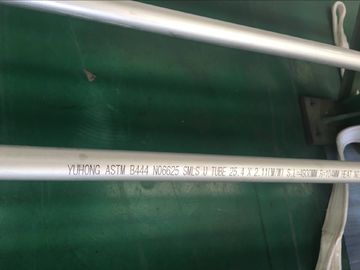 Tubo sem emenda da curvatura de ASTM B444 Gr.2 INCONEL 625 U para a aplicação 100% UT & E & GH do permutador de calor