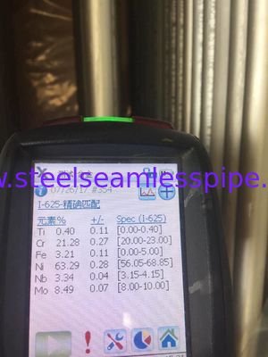 Tubo sem emenda da curvatura de ASTM B444 Gr.2 INCONEL 625 U para a aplicação 100% UT & E & GH do permutador de calor