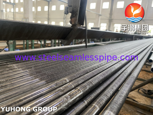 ASTM A179 Tubos de barbatana baixa de aço carbono Tubos de trocador de calor NDT HT,ECT