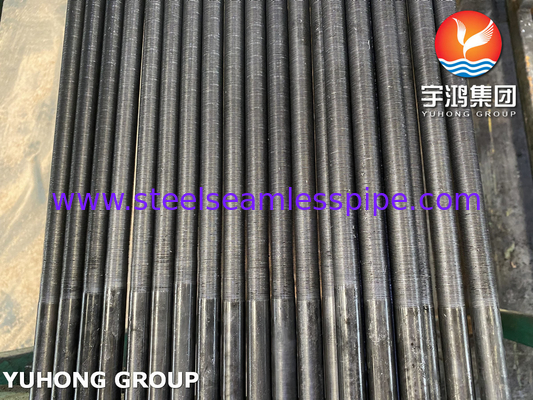 ASTM A179 Tubos de barbatana baixa de aço carbono Tubos de trocador de calor NDT HT,ECT