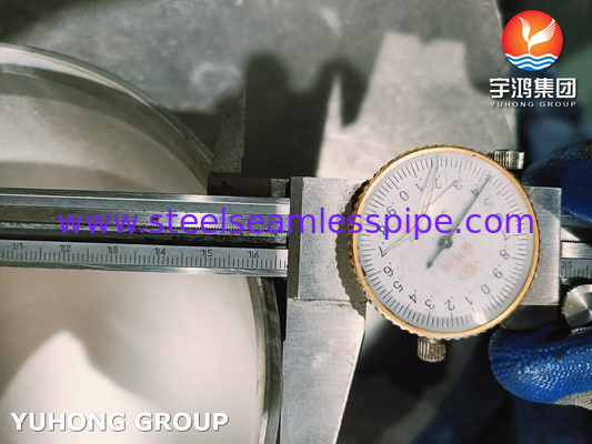 EN10253-4 1.4404 WP316L Acessórios para tubos de aço inoxidável de cotovelo para instalações de tratamento de água