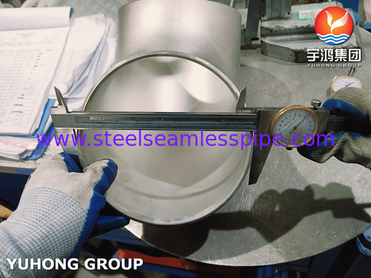EN10253-4 1.4404 WP316L Acessórios para tubos de aço inoxidável de cotovelo para instalações de tratamento de água