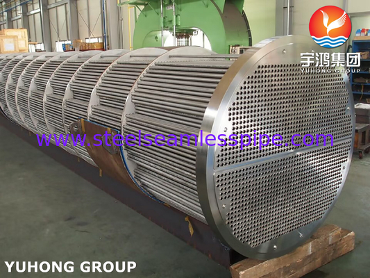ASME Sec VIII U Stamp TP316L SS Tube Bundle Resistente a Cloretos NACE MR0175​