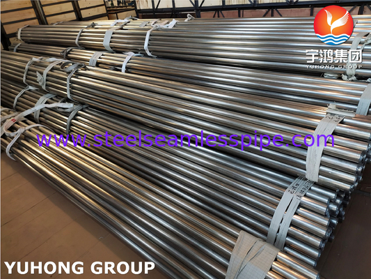 ASTM A249 / ASME SA249 TP304 Tubo soldado de aço inoxidável, brilhante, de acabamento liso