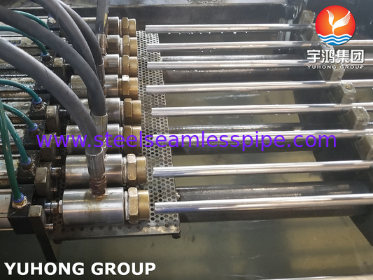 ASTM A249 / ASME SA249 TP304 Tubo soldado de aço inoxidável, brilhante, de acabamento liso
