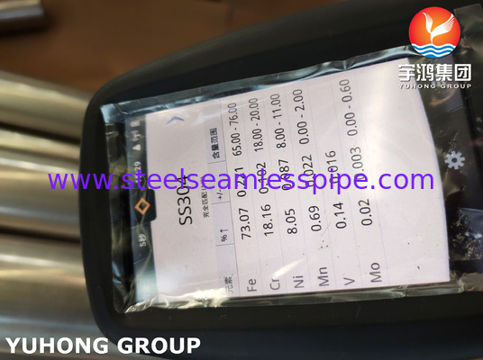 ASTM A249 / ASME SA249 TP304 Tubo soldado de aço inoxidável, brilhante, de acabamento liso