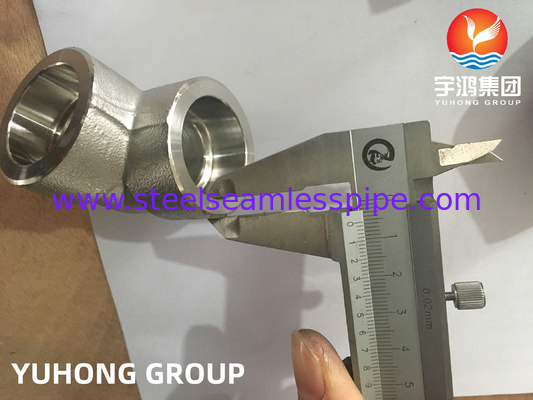 ASTM A182 F304 Aço inoxidável forjado com ajuste de 90 DEG.11