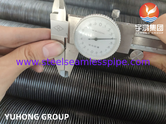 ​​Tubo com aleta espiral embutida tipo G ASME SA179 Alta condutividade térmica para pré-aquecedor de ar