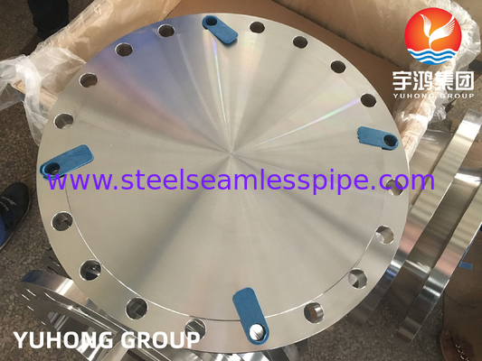 Flange cega de aço inoxidável ASTM A182 F304 SUS304 com ressalto B16.5