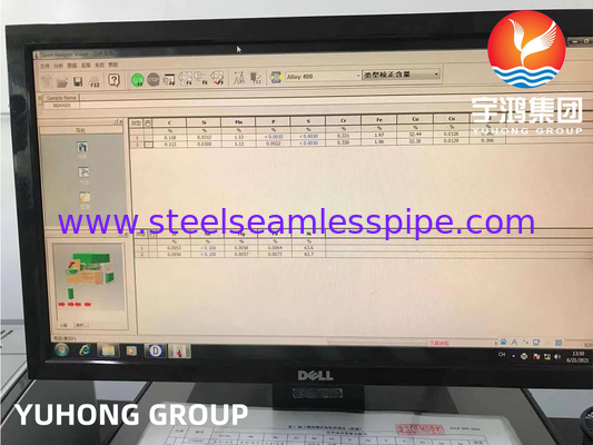 ASTM B163 Monel 400 UNS N04400 Tubo sem costura de liga de cobre e níquel superfície brilhante